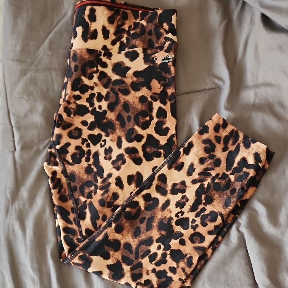 Calvin Klein Leopard Print Leggings